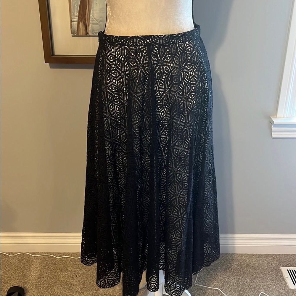 Black Lace Skirt Large